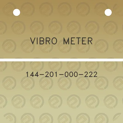 vibro-meter-144-201-000-222