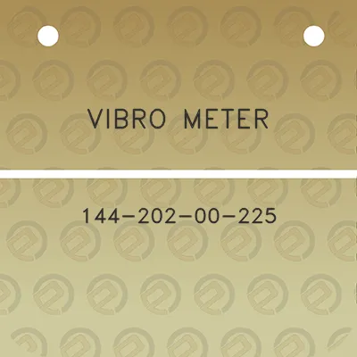 vibro-meter-144-202-00-225