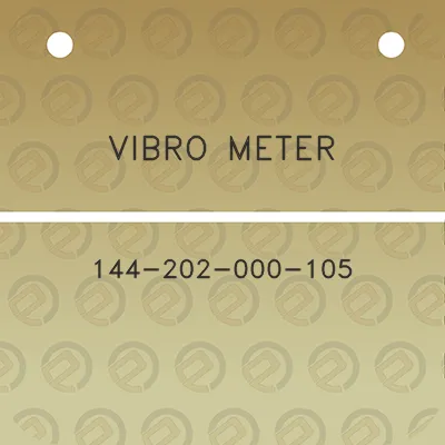 vibro-meter-144-202-000-105