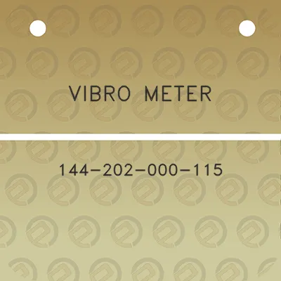 vibro-meter-144-202-000-115