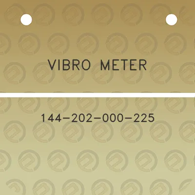 vibro-meter-144-202-000-225