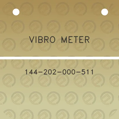 vibro-meter-144-202-000-511