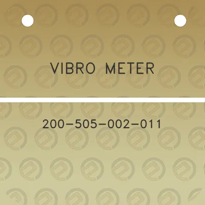 vibro-meter-200-505-002-011