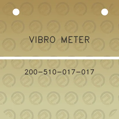 vibro-meter-200-510-017-017