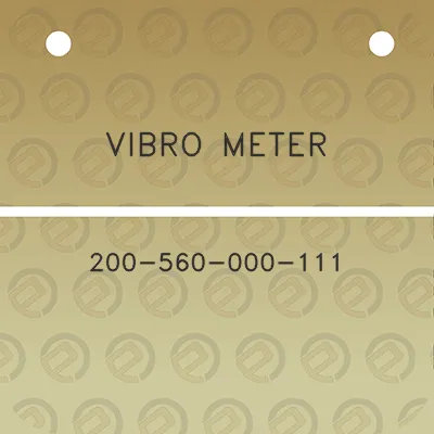 vibro-meter-200-560-000-111