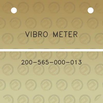 vibro-meter-200-565-000-013