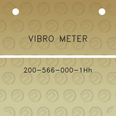 vibro-meter-200-566-000-1hh