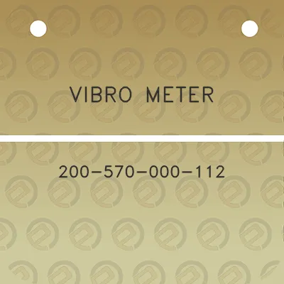 vibro-meter-200-570-000-112