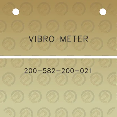 vibro-meter-200-582-200-021