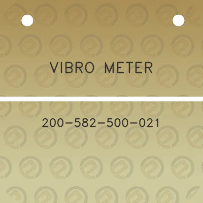 vibro-meter-200-582-500-021