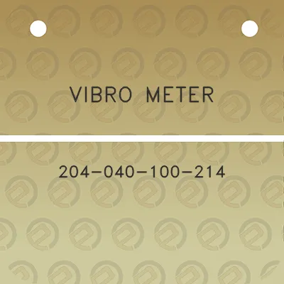 vibro-meter-204-040-100-214