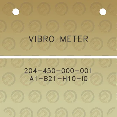 vibro-meter-204-450-000-001-a1-b21-h10-i0