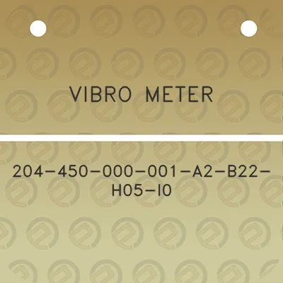 vibro-meter-204-450-000-001-a2-b22-h05-i0