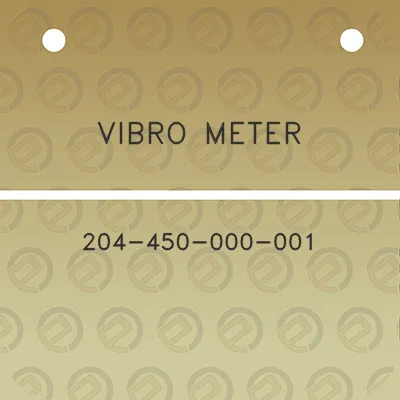 vibro-meter-204-450-000-001