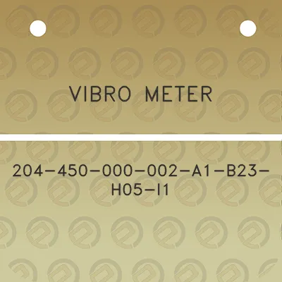 vibro-meter-204-450-000-002-a1-b23-h05-i1