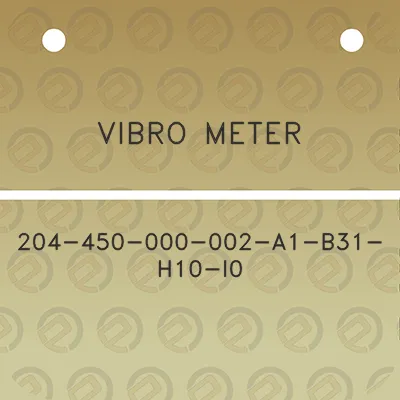 vibro-meter-204-450-000-002-a1-b31-h10-i0