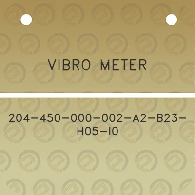 vibro-meter-204-450-000-002-a2-b23-h05-i0