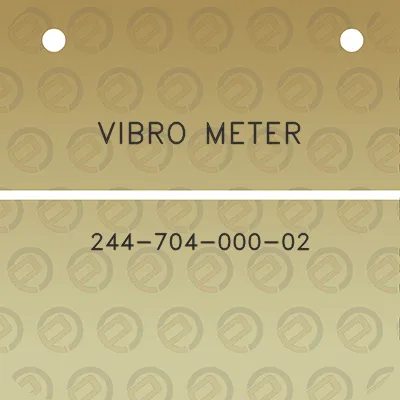 vibro-meter-244-704-000-02