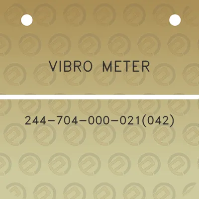 vibro-meter-244-704-000-021042