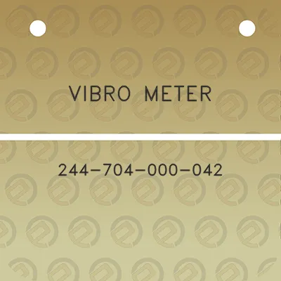 vibro-meter-244-704-000-042