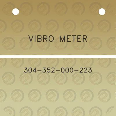 vibro-meter-304-352-000-223