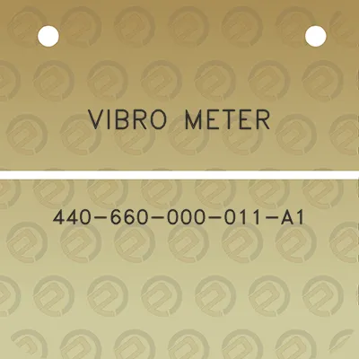 vibro-meter-440-660-000-011-a1