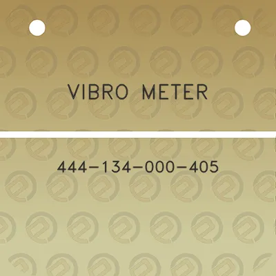 vibro-meter-444-134-000-405