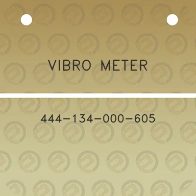 vibro-meter-444-134-000-605