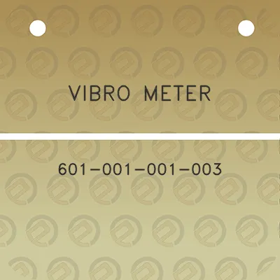 vibro-meter-601-001-001-003