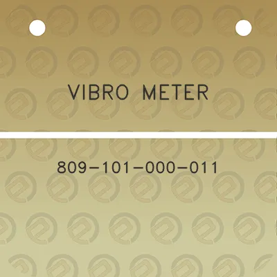 vibro-meter-809-101-000-011