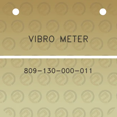 vibro-meter-809-130-000-011