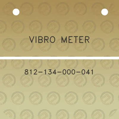 vibro-meter-812-134-000-041