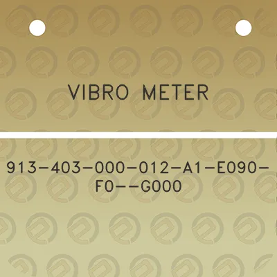 vibro-meter-913-403-000-012-a1-e090-f0-g000