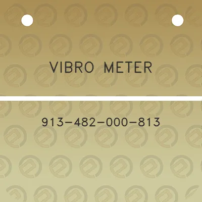 vibro-meter-913-482-000-813