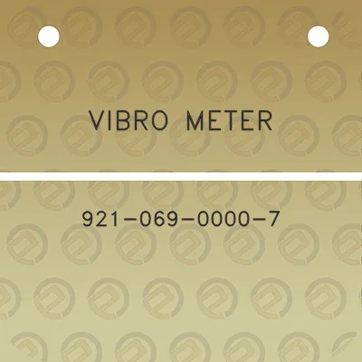 vibro-meter-921-069-0000-7