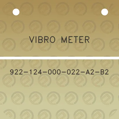 vibro-meter-922-124-000-022-a2-b2