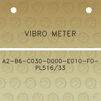 vibro-meter-a2-b6-c030-d000-e010-fo-pl51633