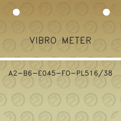 vibro-meter-a2-b6-e045-fo-pl51638