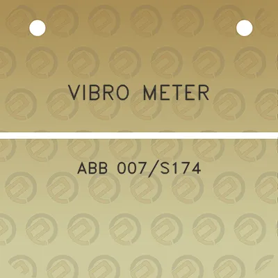 vibro-meter-abb-007s174