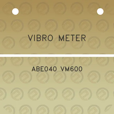 vibro-meter-abe040-vm600