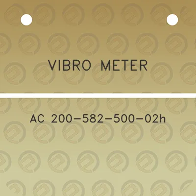 vibro-meter-ac-200-582-500-02h