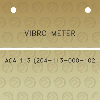 vibro-meter-aca-113-204-113-000-102