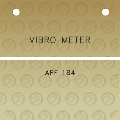 vibro-meter-apf-184