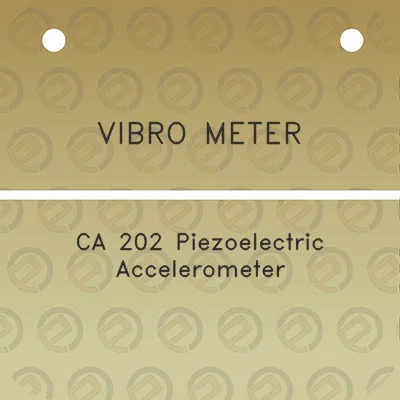 vibro-meter-ca-202-piezoelectric-accelerometer