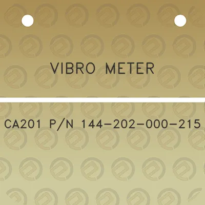 vibro-meter-ca201-pn-144-202-000-215