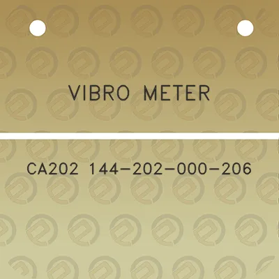 vibro-meter-ca202-144-202-000-206