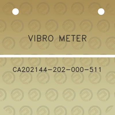 vibro-meter-ca202144-202-000-511