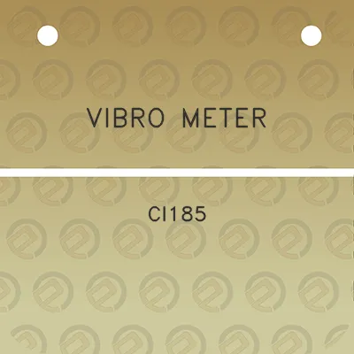 vibro-meter-ci185