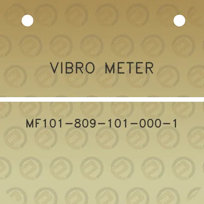 vibro-meter-mf101-809-101-000-1