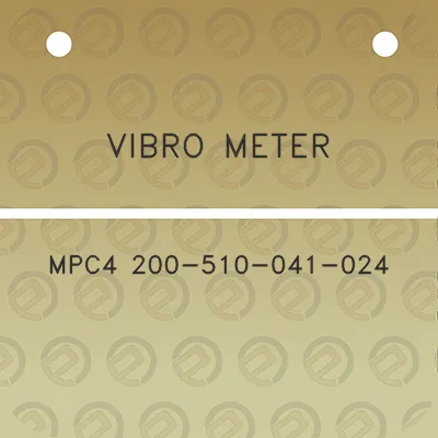 vibro-meter-mpc4-200-510-041-024